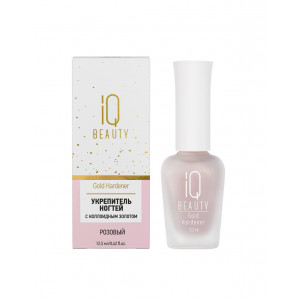 Укрепитель для ногтей IQ Beauty Gold Hardener Rose, 12,5 мл