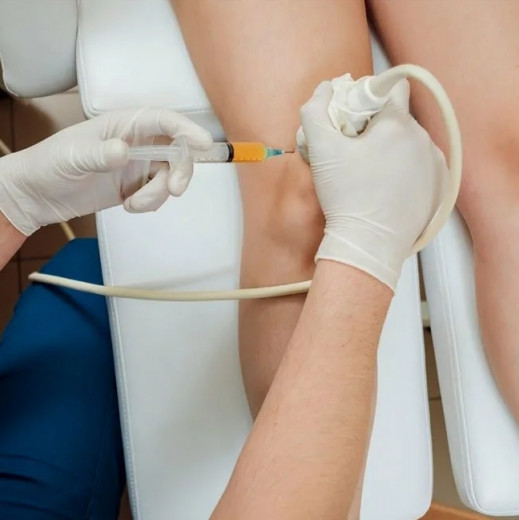 Удаление тромба в ноге