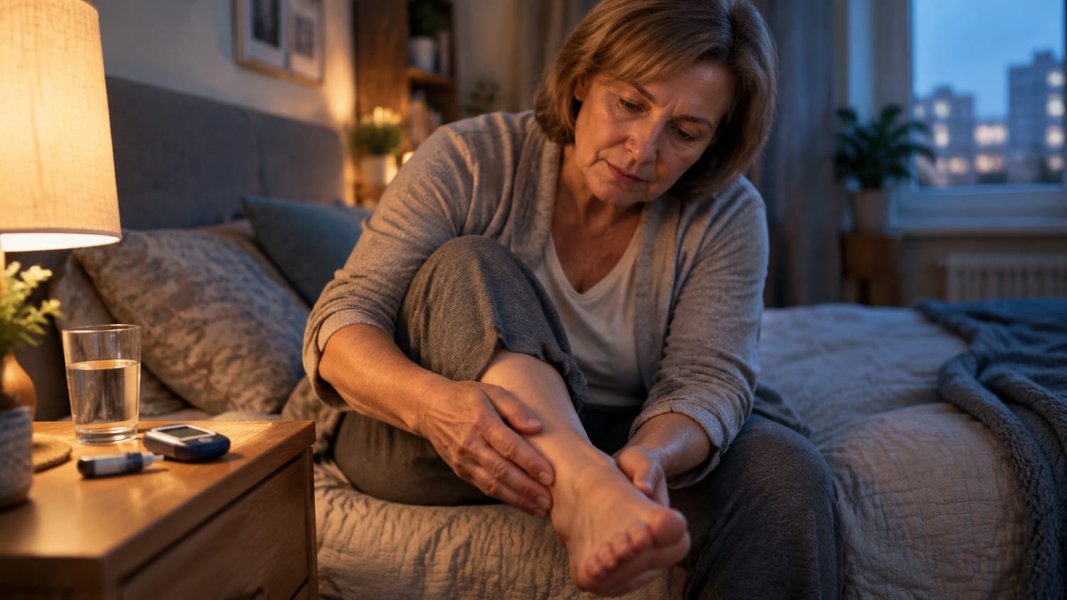 Сенсорные проявления: онемение, жжение, боль