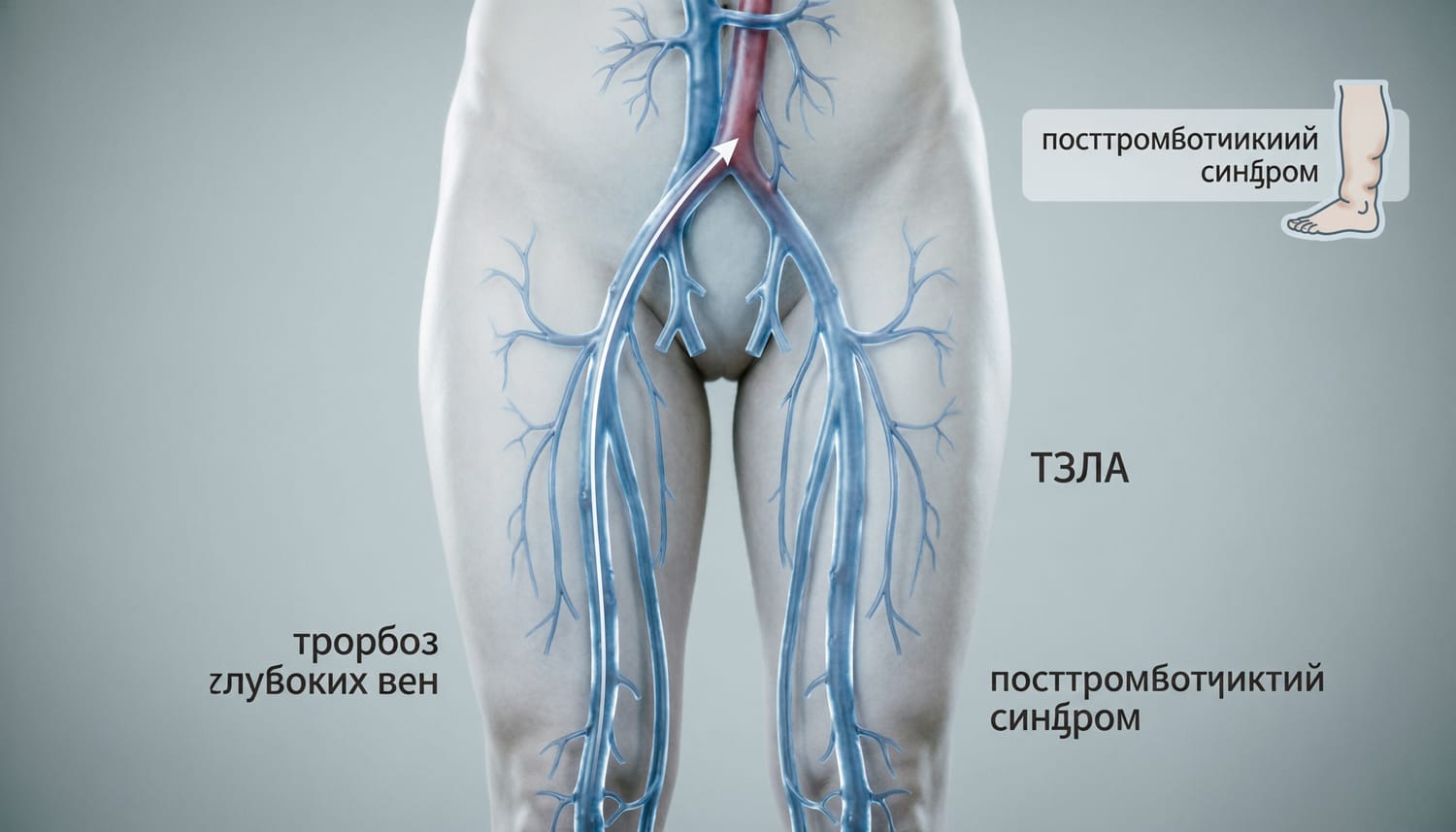 Осложнения: от посттромботического синдрома до ТЭЛА
