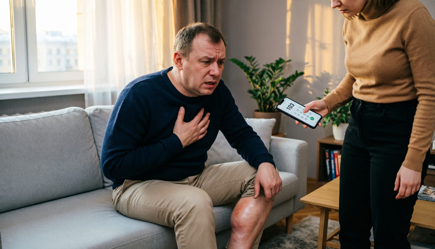 Симптомы, при которых вызывают скорую помощь