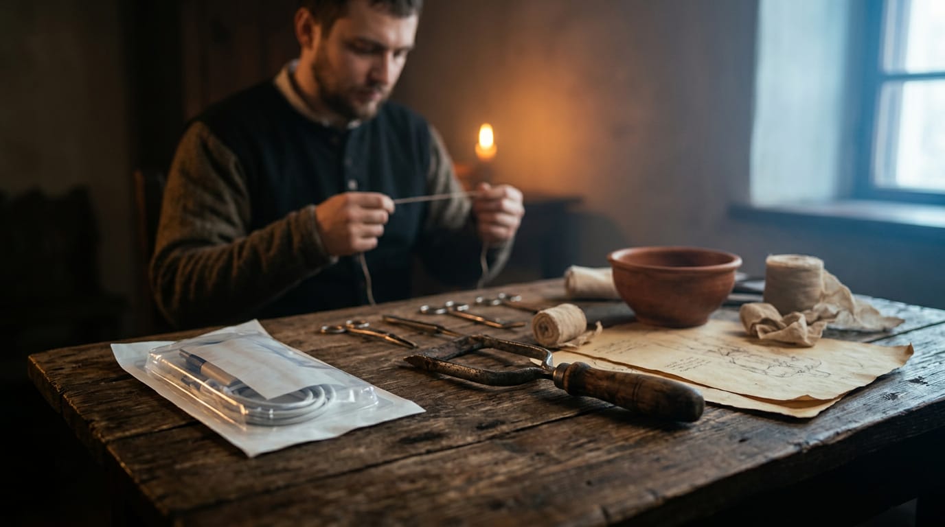 Как прижигали раны раньше: краткая история