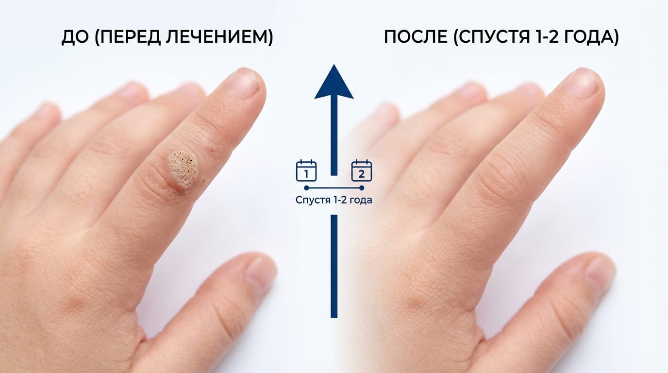 Когда бородавки могут исчезнуть самостоятельно