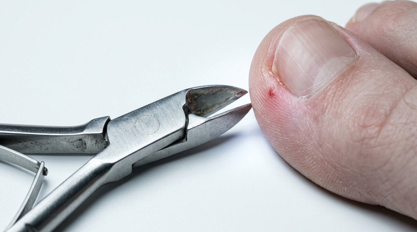 Ошибка 1. Нестерильные инструменты: как один надрез запускает грибок или панариций