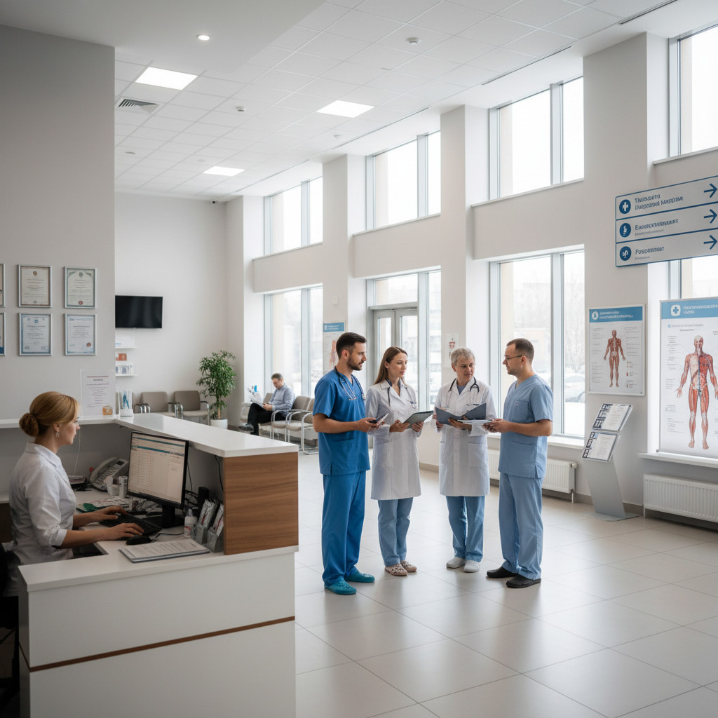 Выбор профильного специалиста и запись на прием