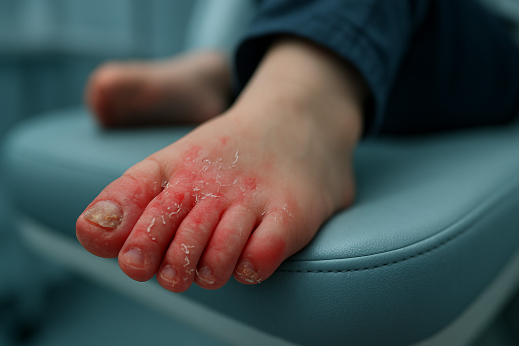 Как проявляется поражение ногтевых пластин