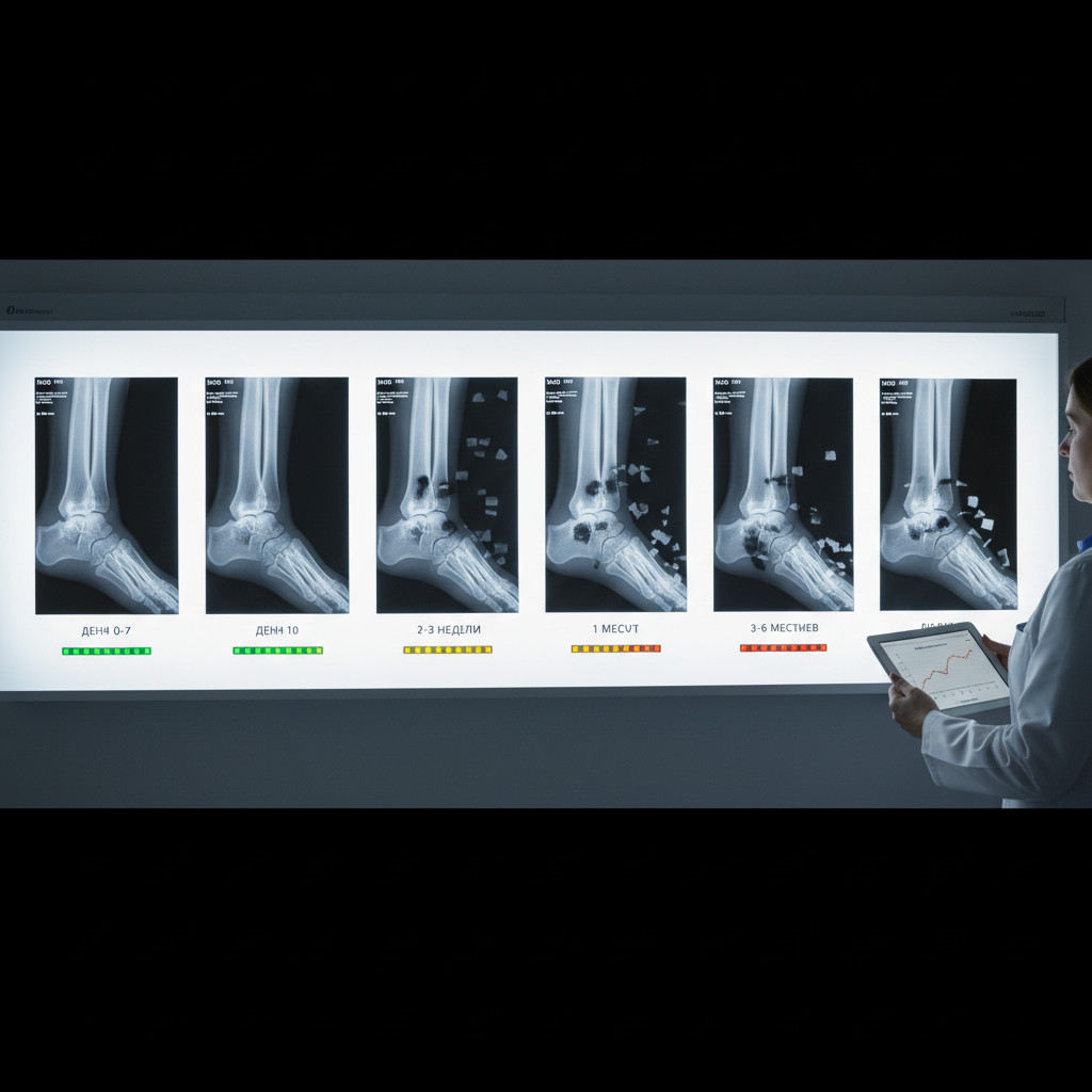  Когда появляются первые изменения на рентгенограммах