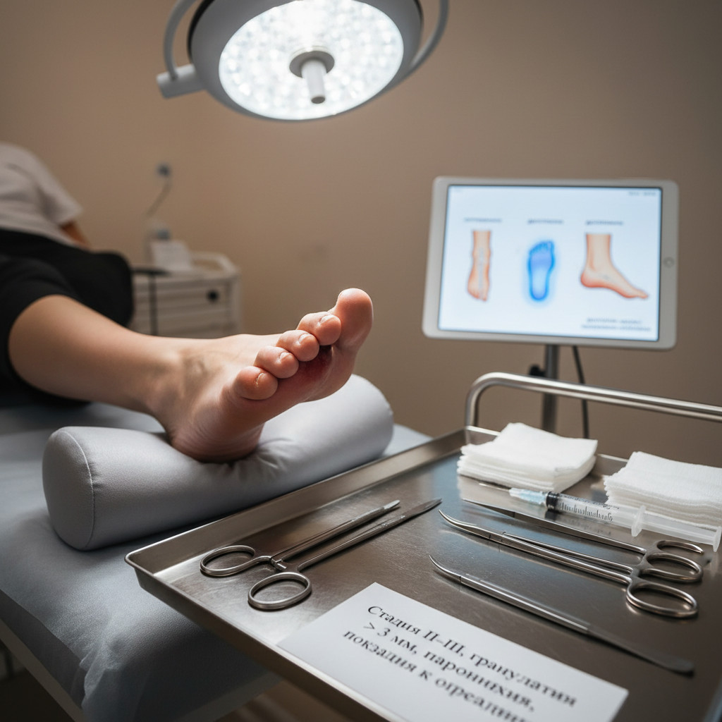 Что такое онихокриптоз и когда требуется хирургическое вмешательство