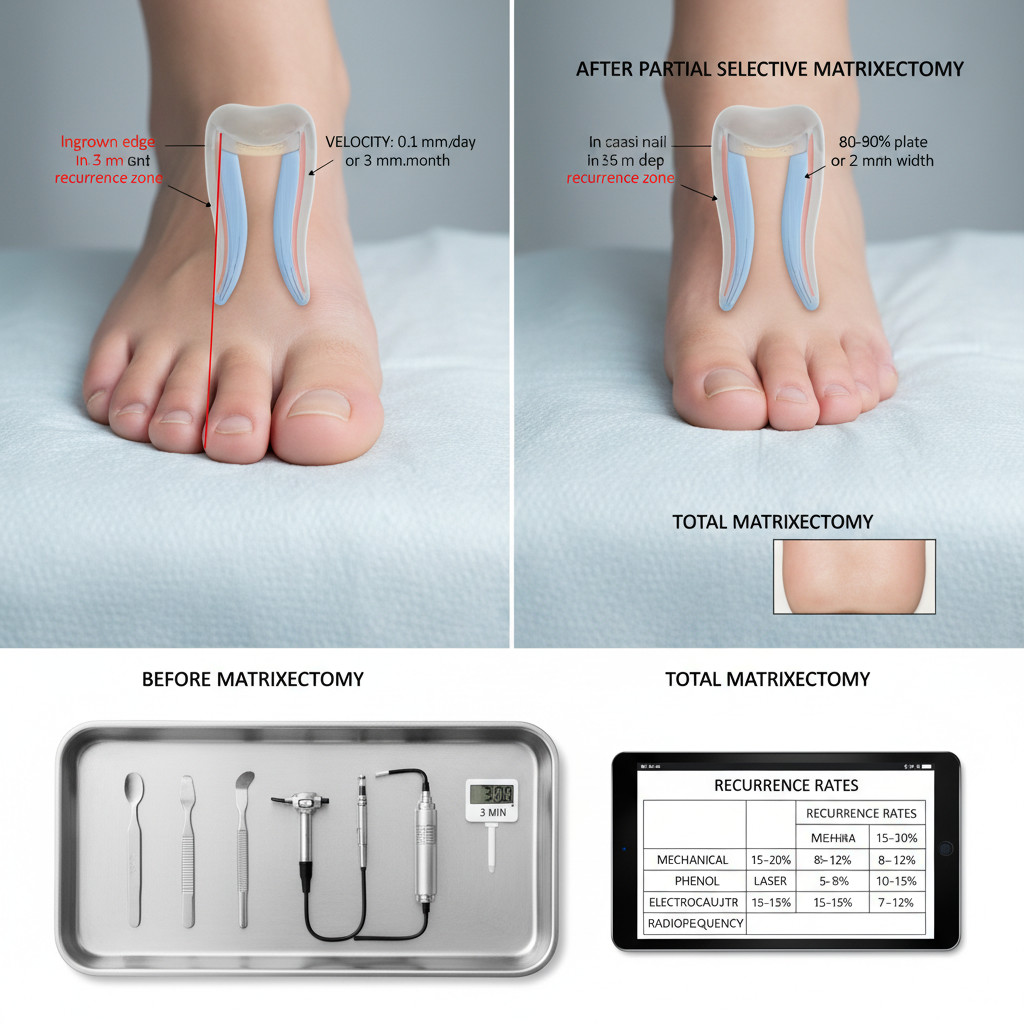 Матриксэктомия: зачем удаляют ростковую зону ногтя
