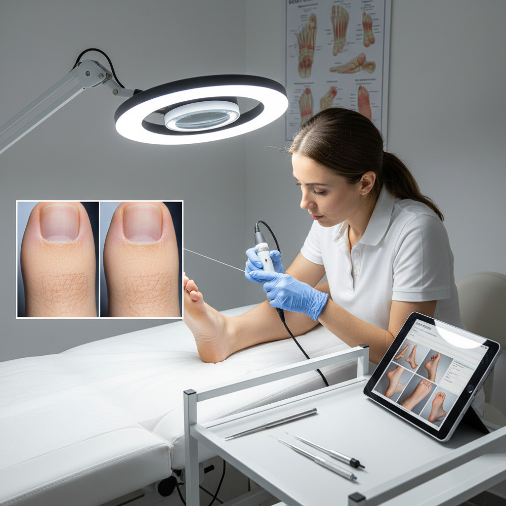 Первичная диагностика и осмотр стоп