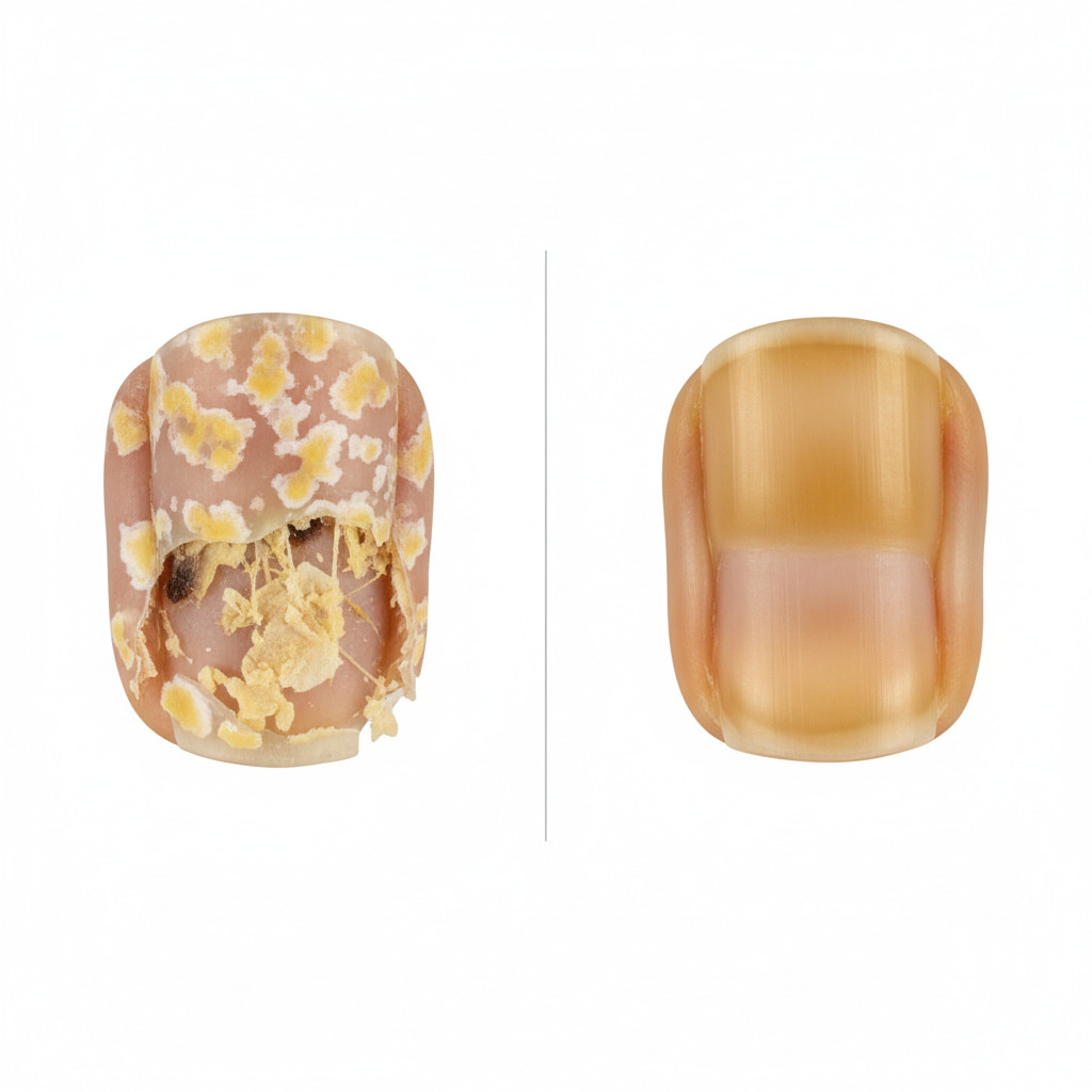 Как отличить онихомикоз от диабетических изменений ногтя