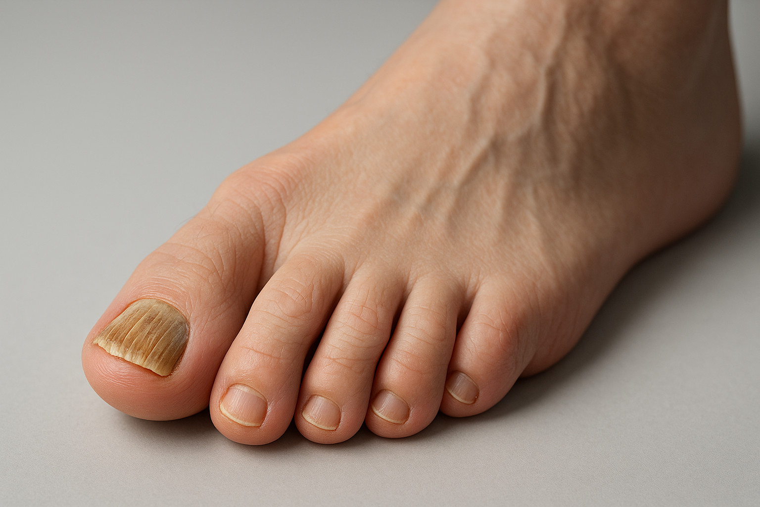 Утолщение и деформация ногтей при онихауксисе