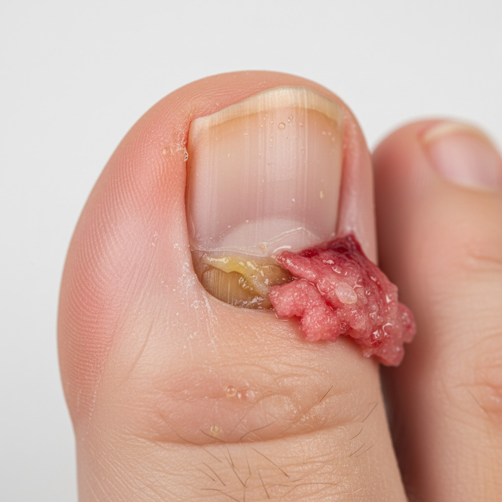 Вросший ноготь как осложнение диабетической стопы