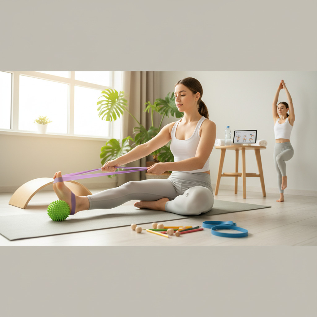 Упражнения и массаж для укрепления мышц стоп