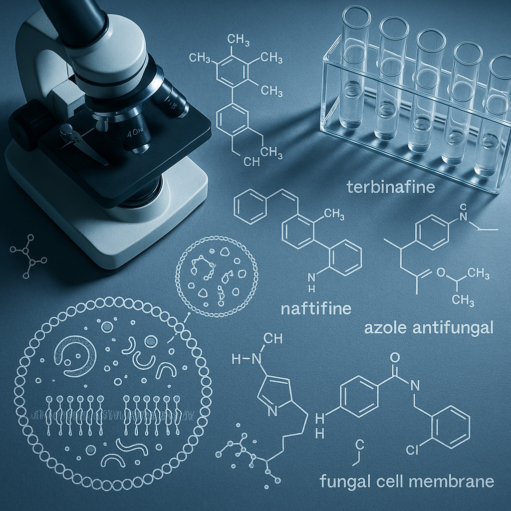  Механизм действия фунгицидных и фунгистатических компонентов