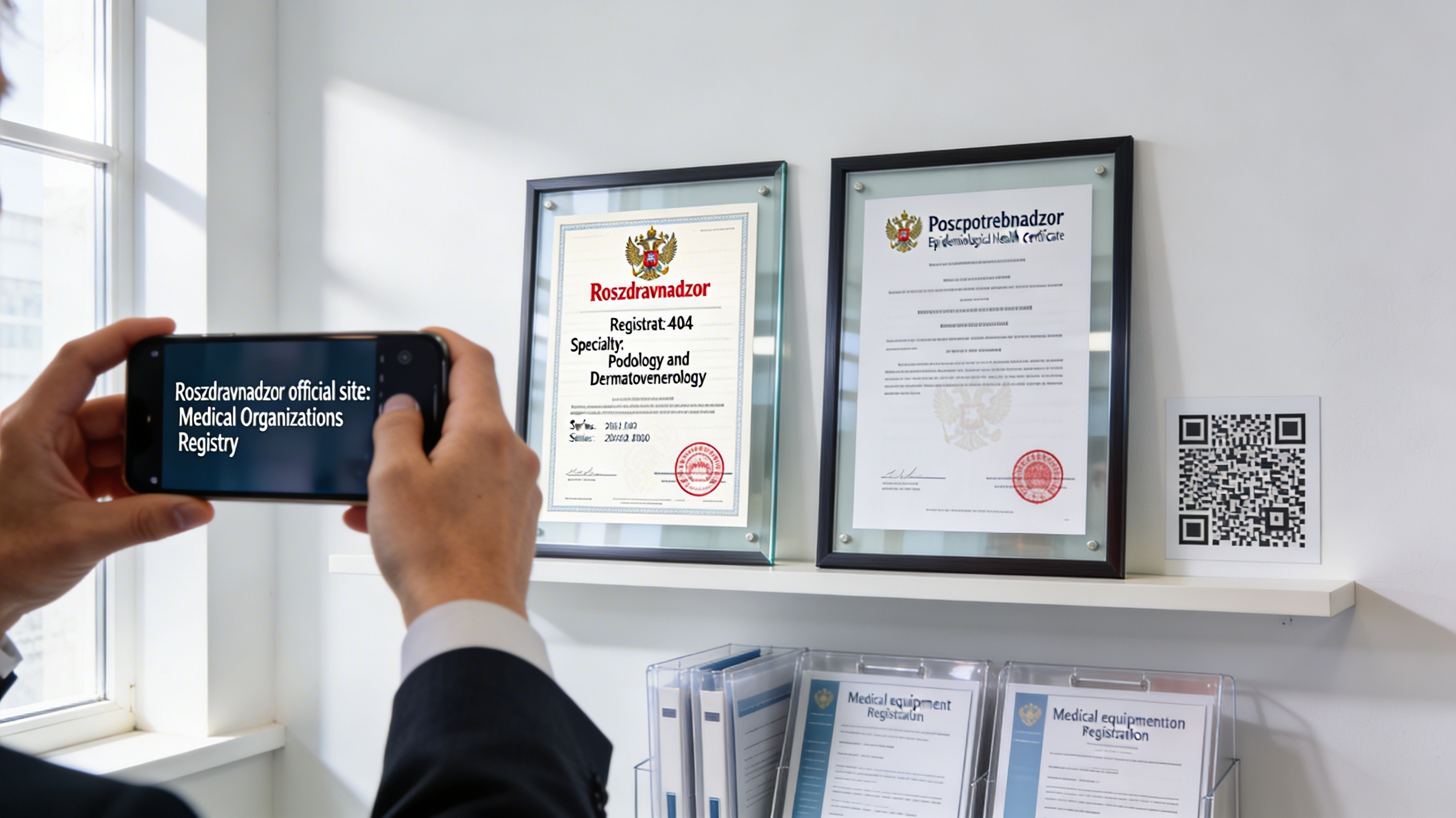 Проверка документов и лицензий клиники