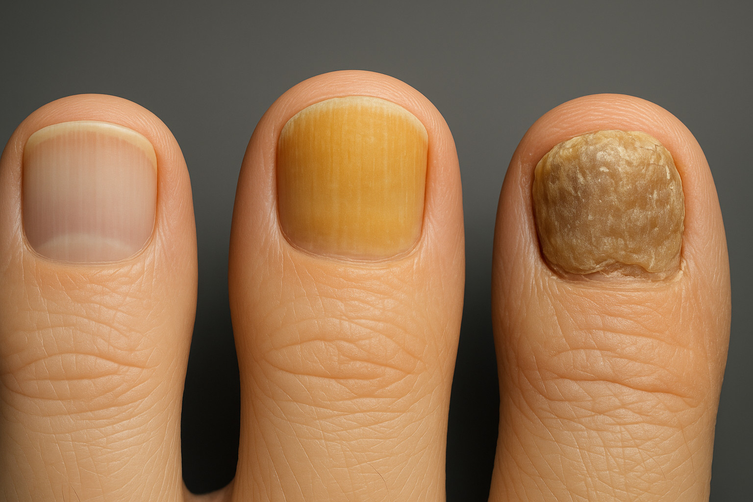  Стадии развития онихомикоза