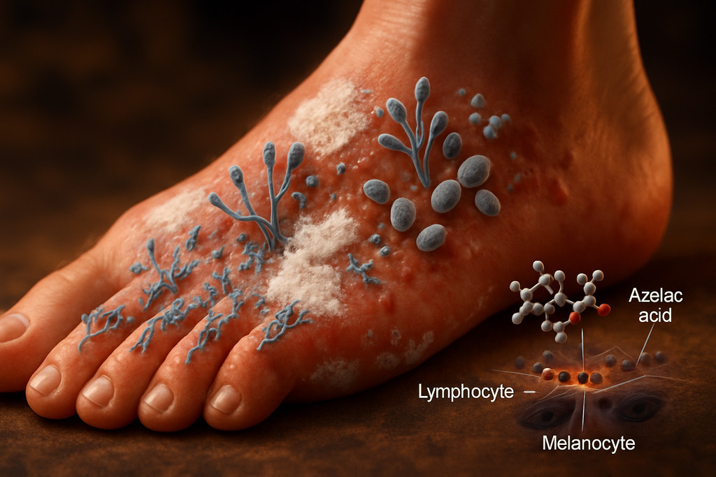 Грибковые инфекции как причина белых пятен