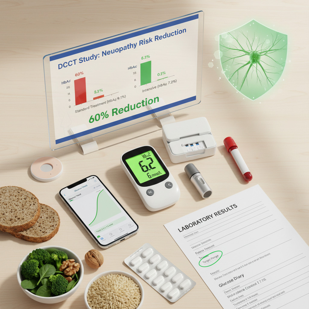 Профилактика диабетической полинейропатии через контроль глюкозы
