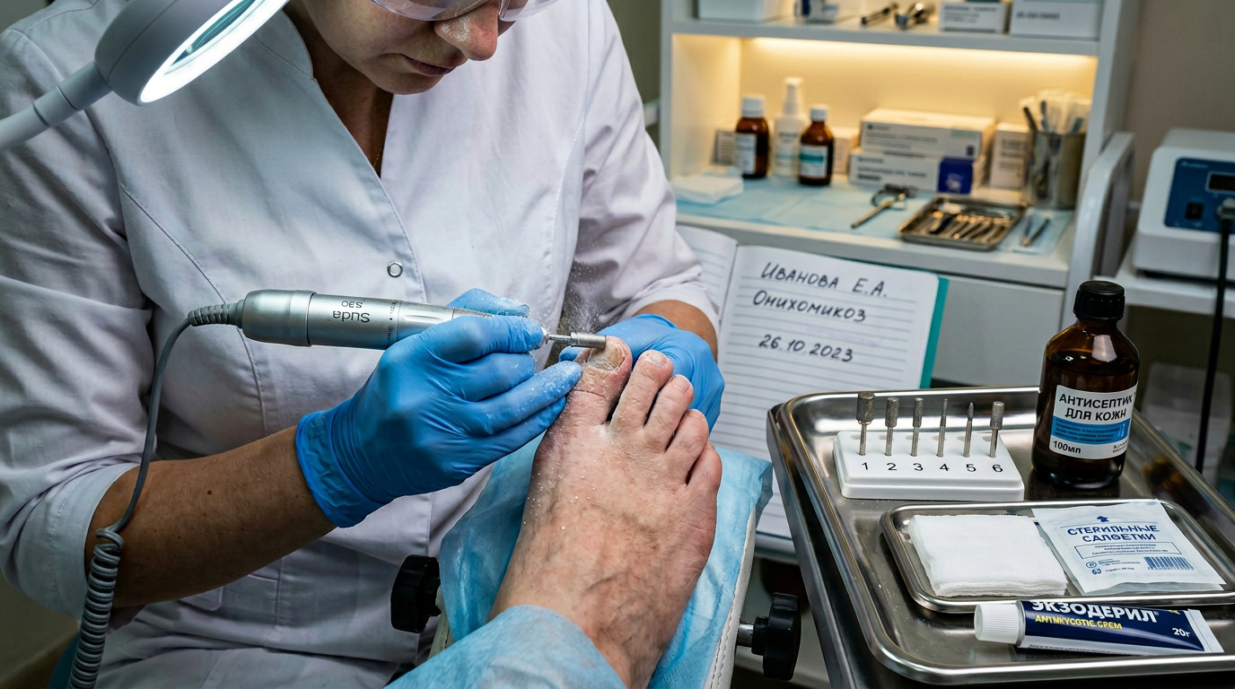 Как проходит процедура парамедицинского педикюра: этапы от осмотра до финальной обработки