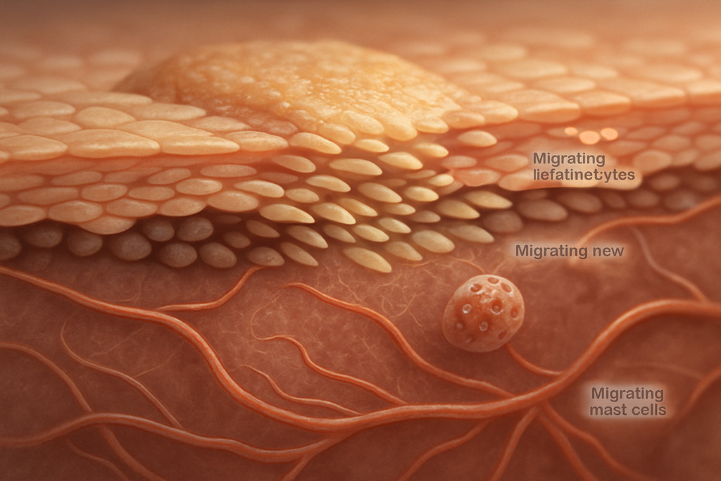 Процесс регенерации тканей и нервные окончания