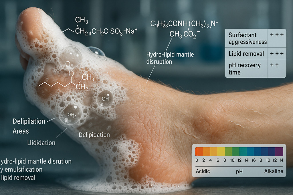  Агрессивные моющие средства и нарушение гидролипидной мантии