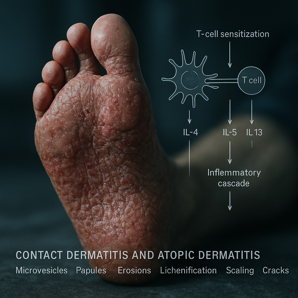 Контактный и атопический дерматит как источник десквамации