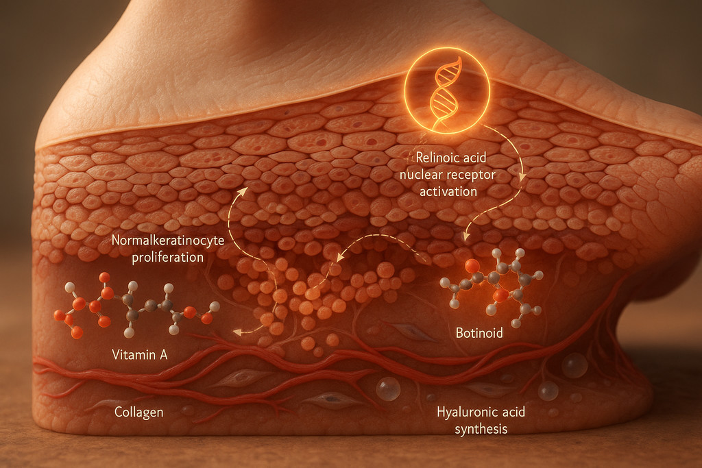  Роль витамина А и биотина в регенерации кожных покровов