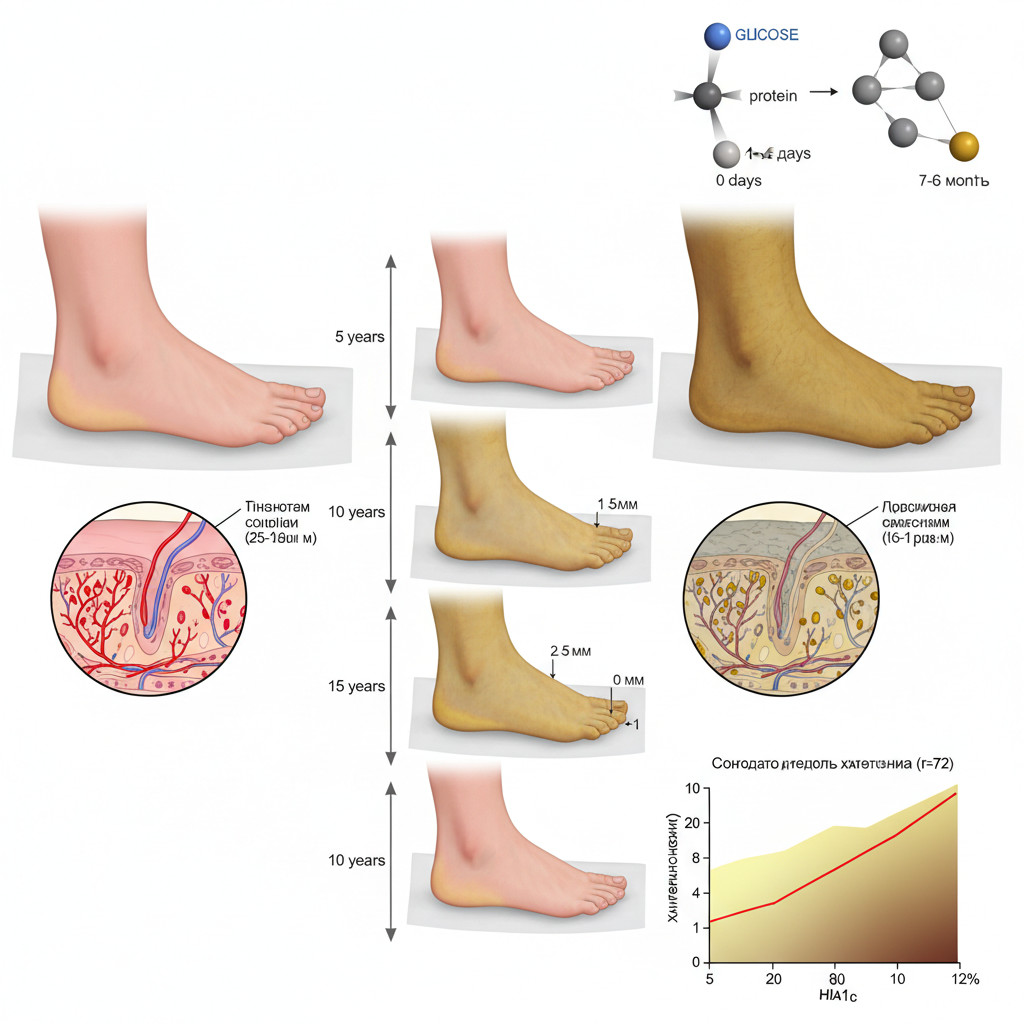 Сахарный диабет и изменение цвета стоп