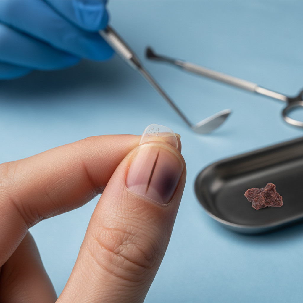  Последствия защемления и ударов для ногтевого ложа