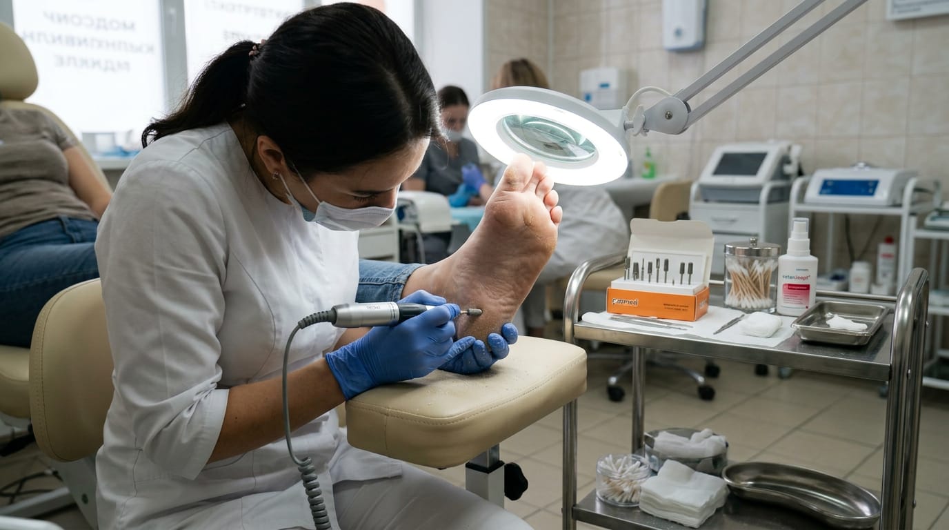 Работа с распространёнными проблемами стопы