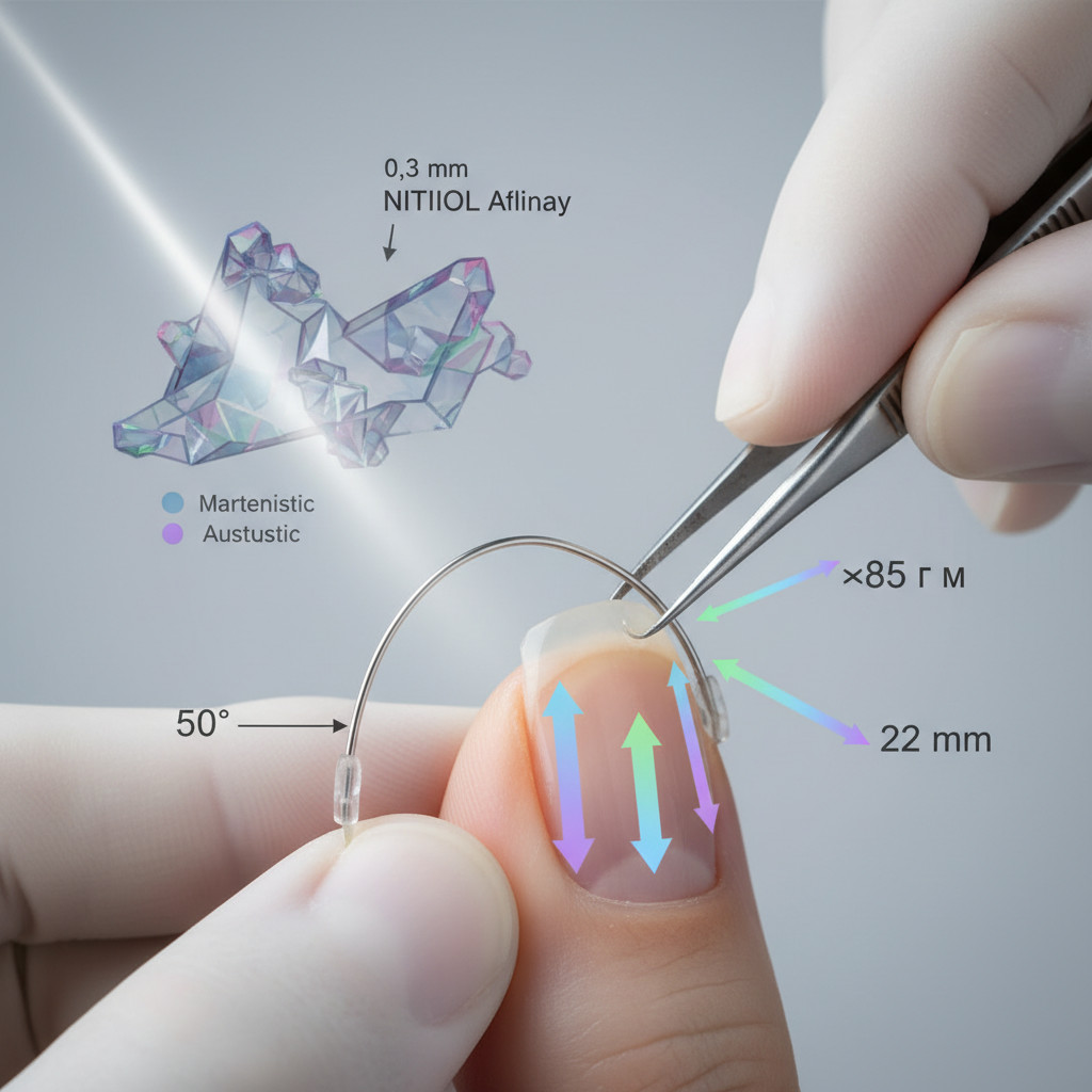 Титановая нить: память формы и биосовместимость