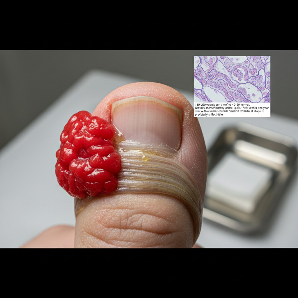 Стадия III (тяжелая): грануляционная ткань и хронический процесс