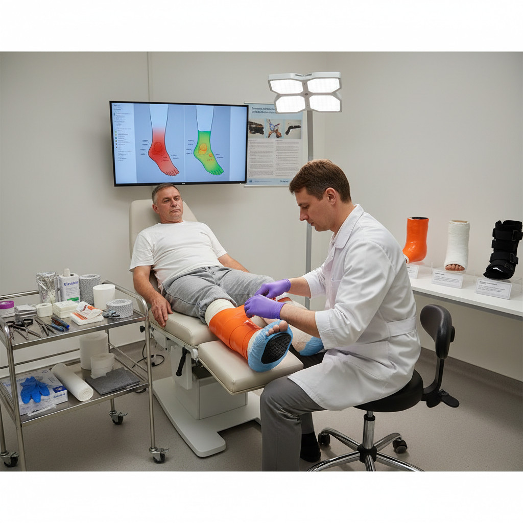  Как разгрузочная иммобилизация методом Total Contact Cast предотвращает прогрессирование деформации