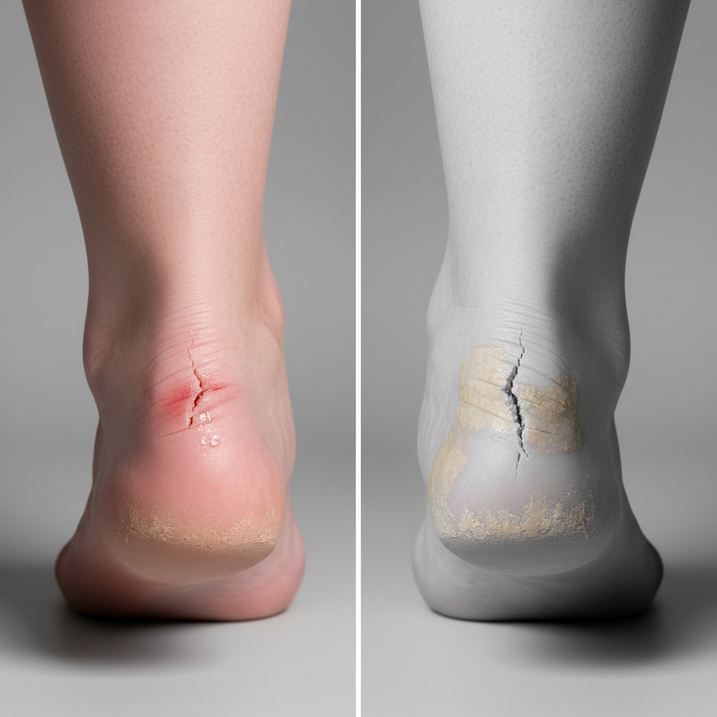 Чем трещины на пятках у диабетиков отличаются от обычных повреждений кожи