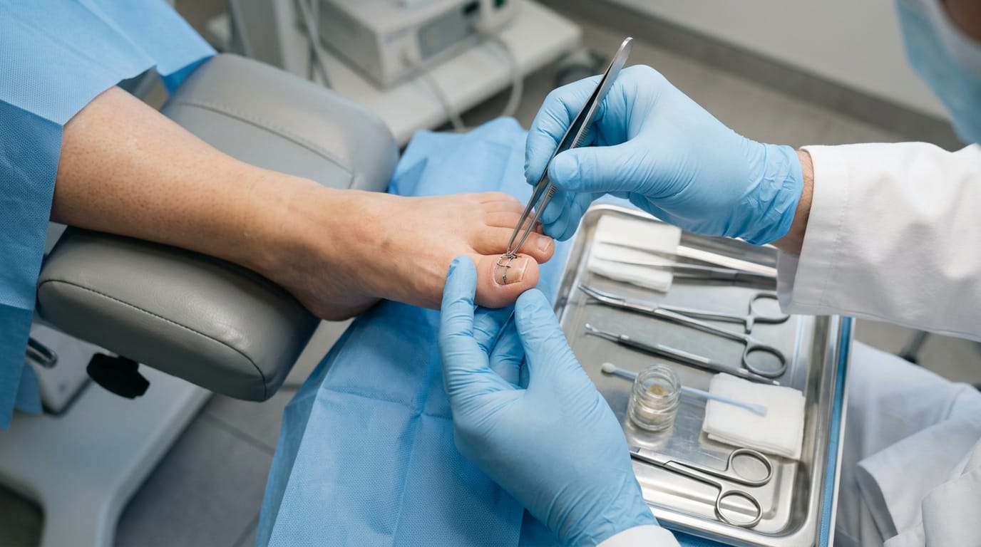 Photo: podologiya.clinic Как проходит процедура установки скобы