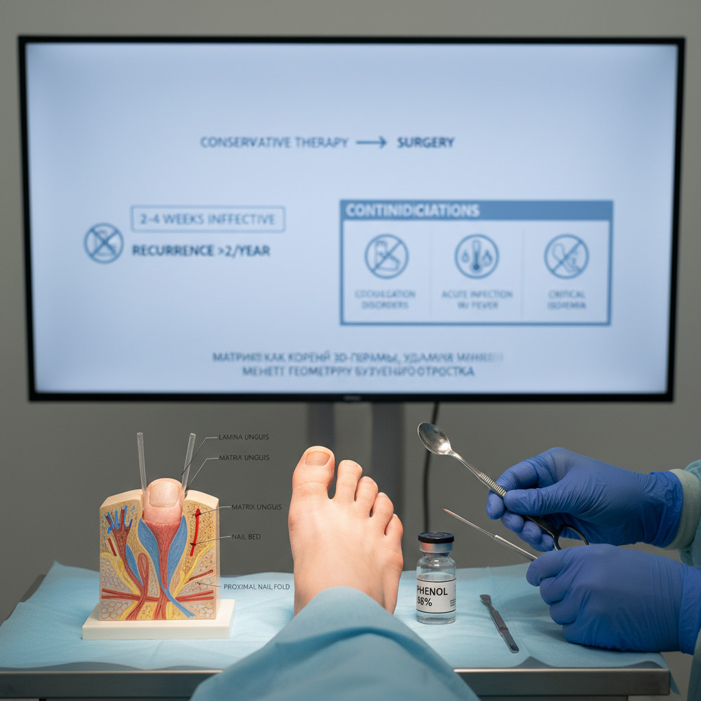 Что такое резекция ногтевой пластины и когда она необходима