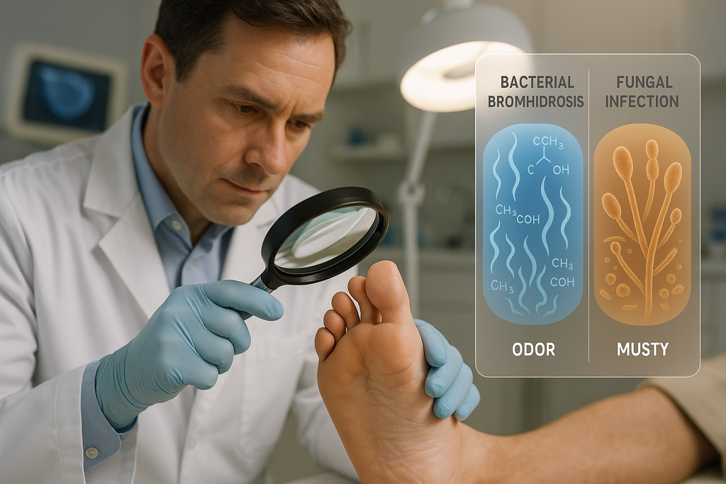 Диагностика: когда запах ног сигнализирует о грибке