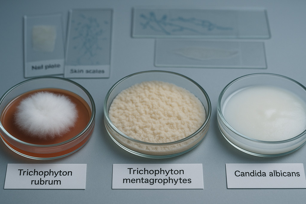 Виды грибков, провоцирующих запах на ногах