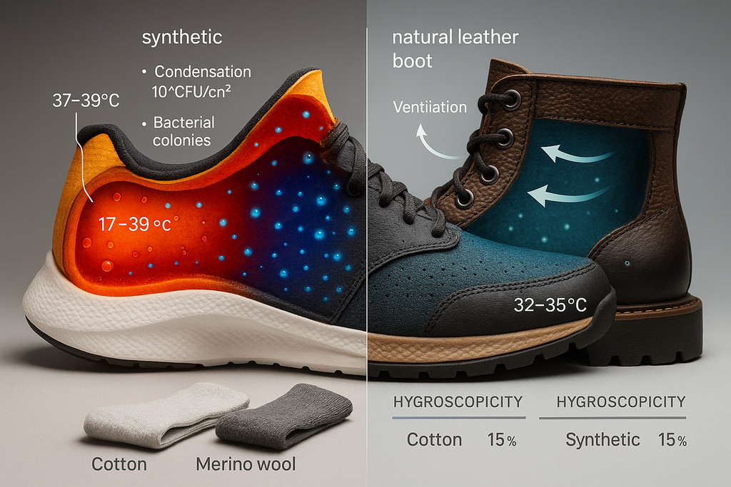 Влияние обуви и носков на размножение микроорганизмов